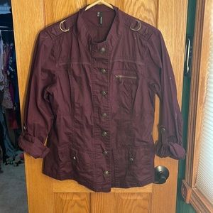 Purple jacket. Size large.